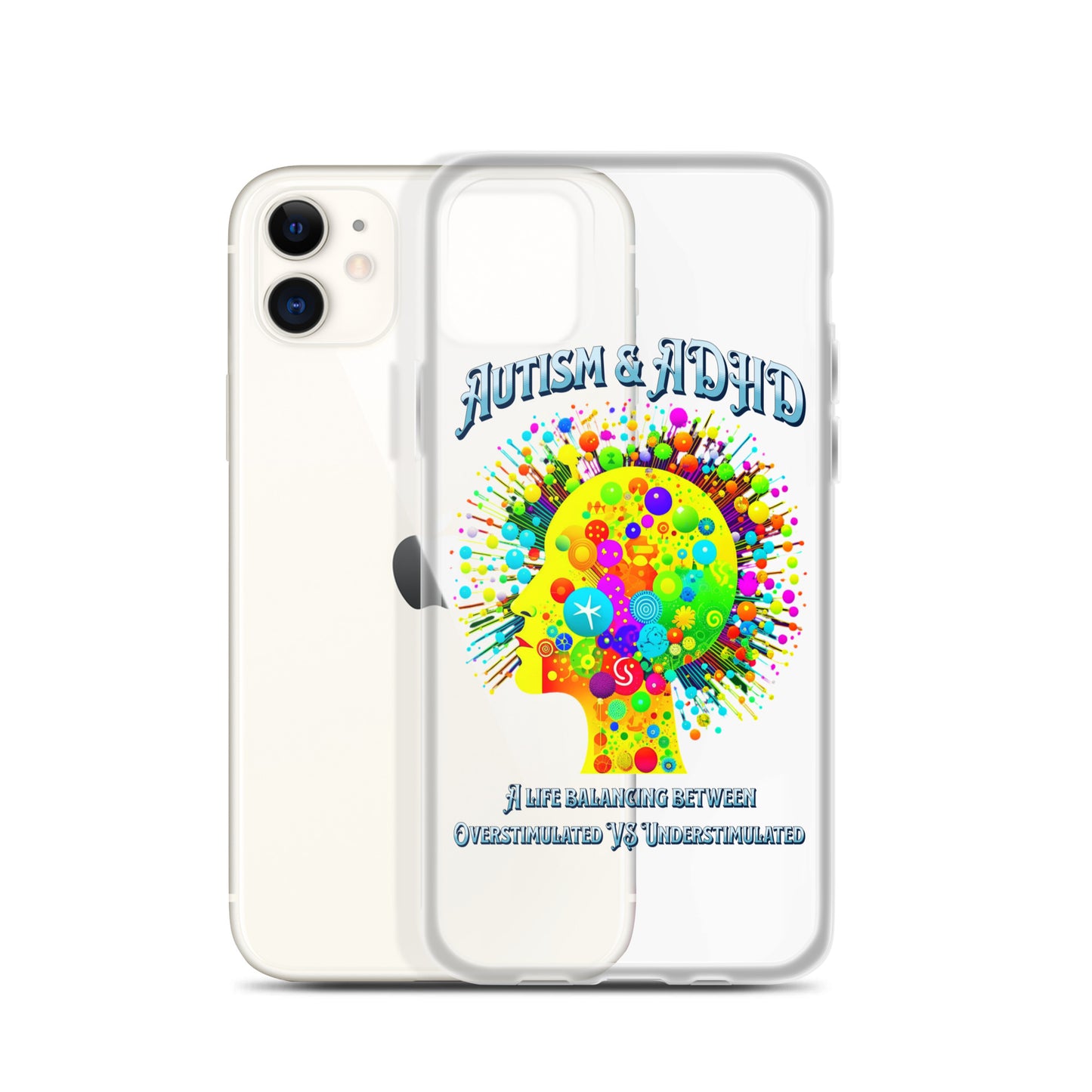 Autism & ADHD creative Brians Clear Case for iPhone®