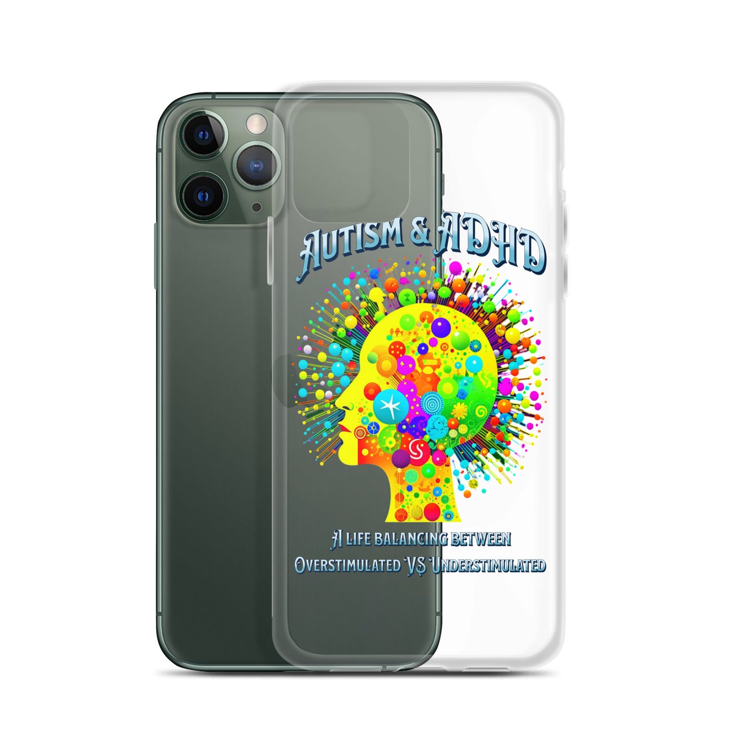 Autism & ADHD creative Brians Clear Case for iPhone®