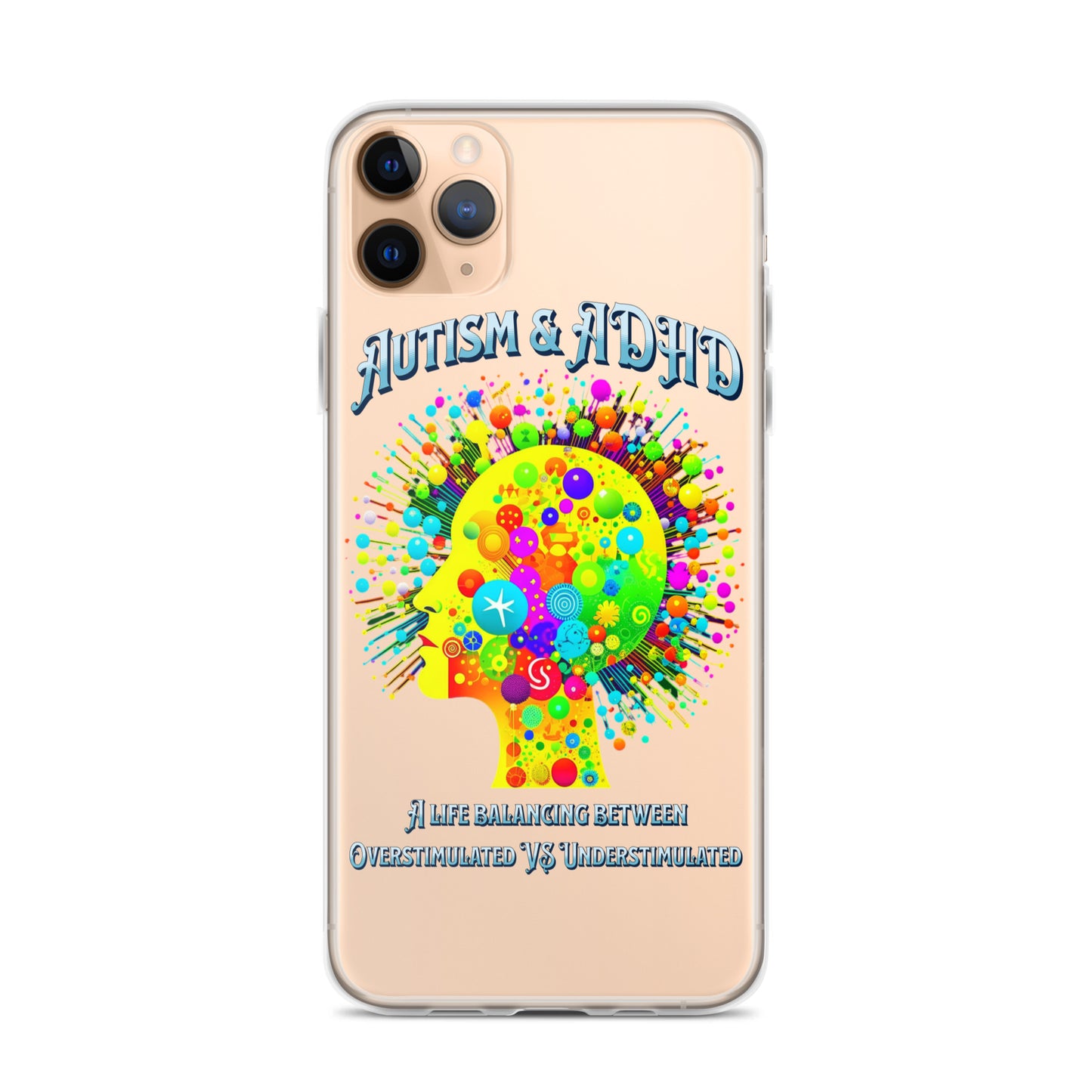 Autism & ADHD creative Brians Clear Case for iPhone®