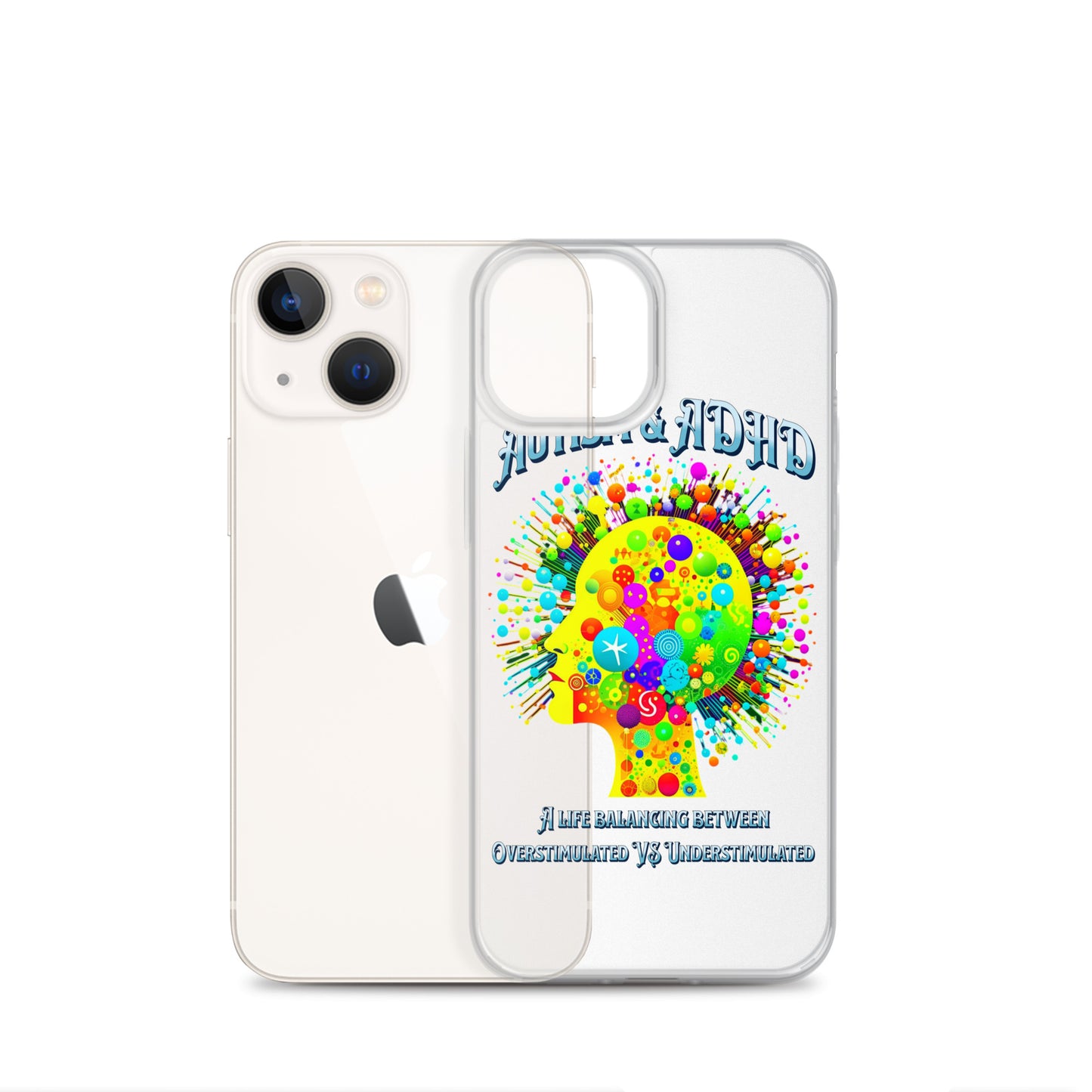 Autism & ADHD creative Brians Clear Case for iPhone®