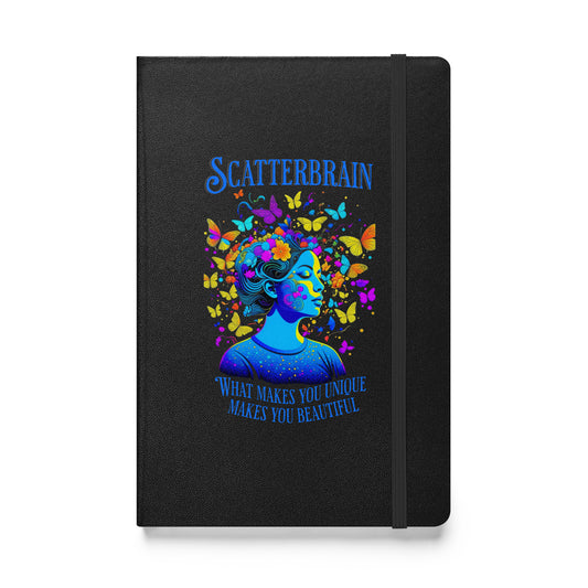 Miss Scatterbrain Hardcover bound notebook