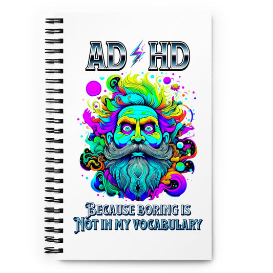 Powerful ADHD Spiral notebook