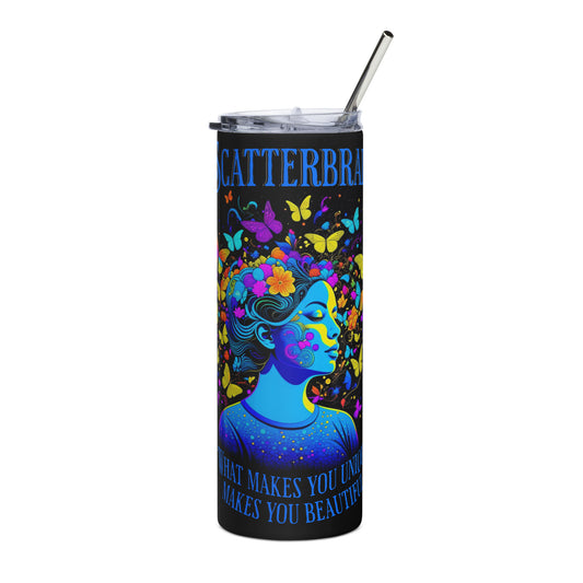 Miss Scatterbrain Stainless steel tumbler