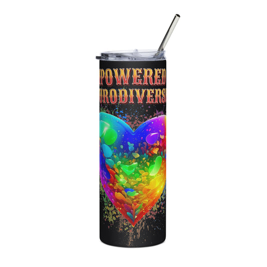 Empowered by neurodiversity Stainless steel tumbler