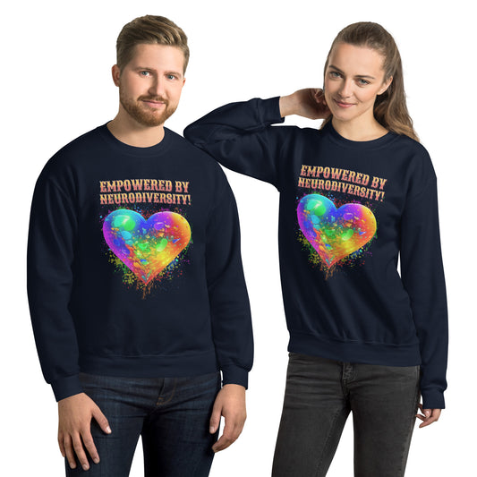 Empowered by neurodiversity Unisex Crew Neck Sweatshirt | Gildan