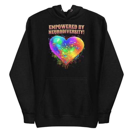 Empowered by neurodiversity Unisex Premium Hoodie | Cotton Heritage