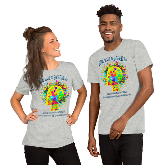 Autism & ADHD creative minds Unisex Staple T-Shirt | Bella