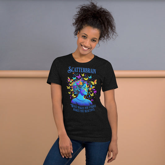 Miss scatterbrain Unisex Staple T-Shirt | Bella