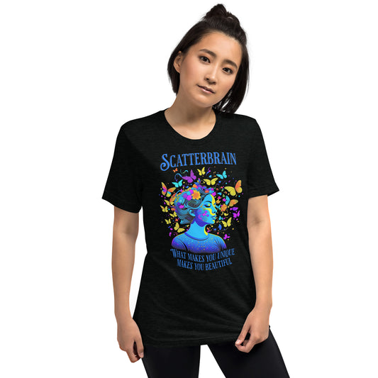 Miss scatterbrain Unisex Tri-Blend T-Shirt | Bella