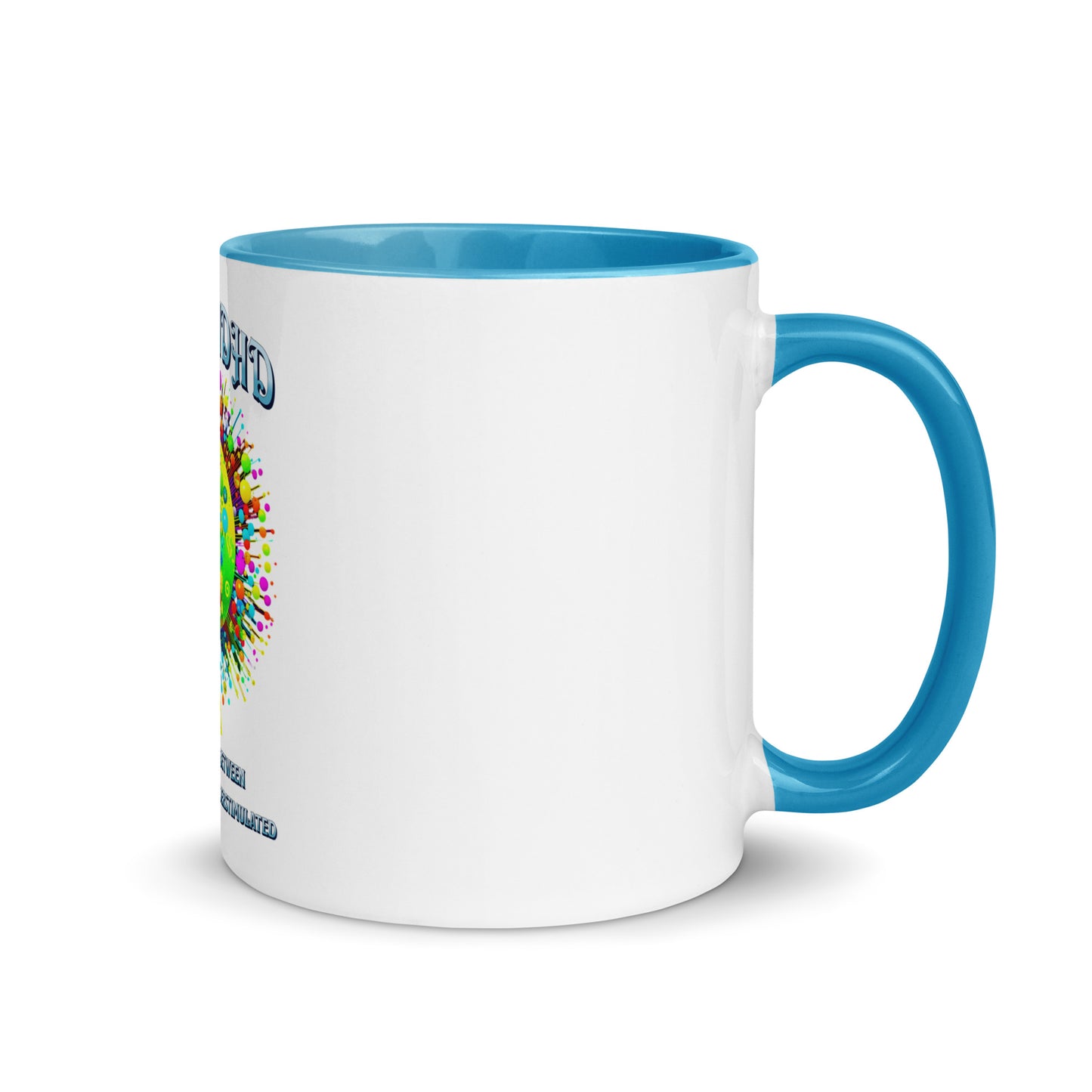 Autism & ADHD creative brains Mug with Color Inside