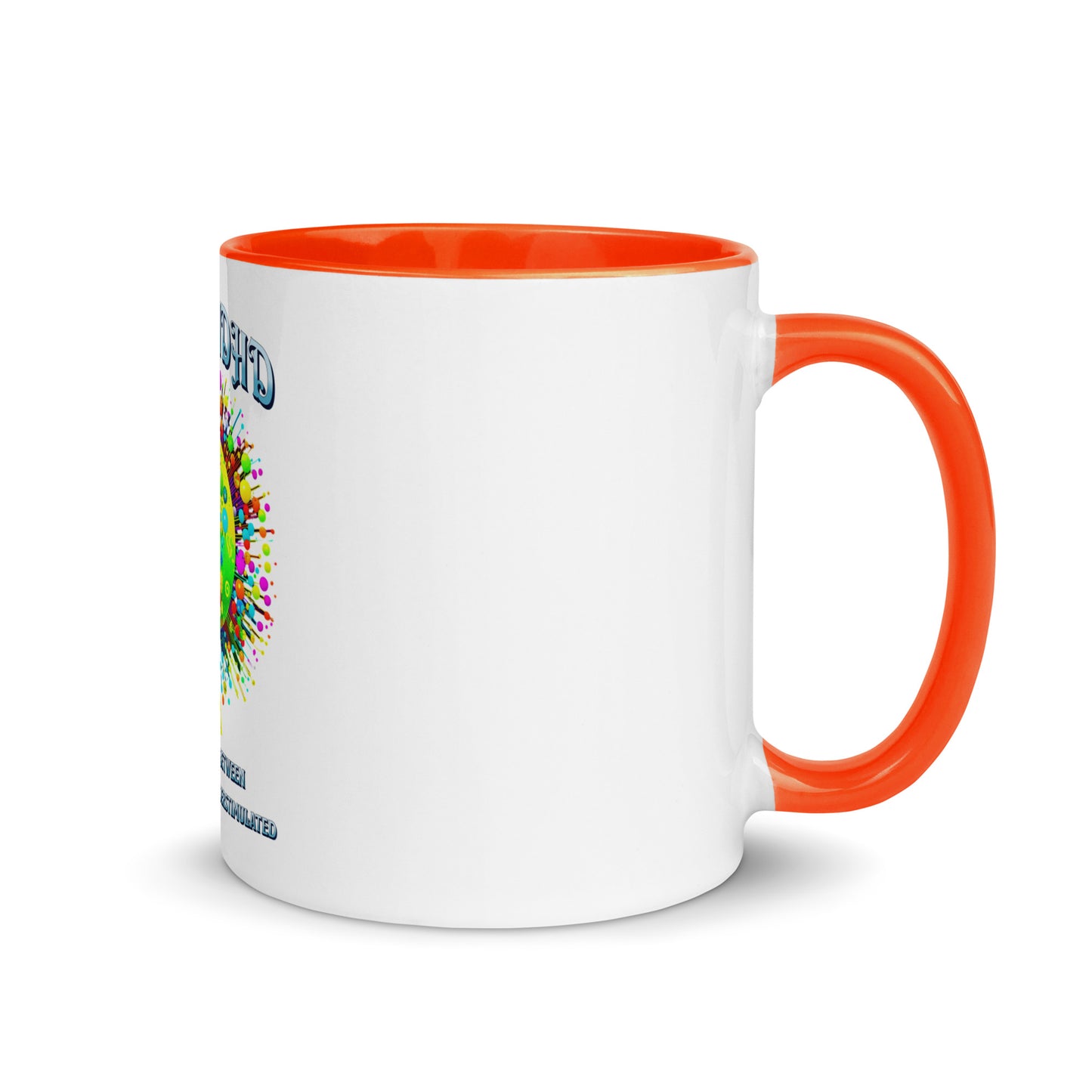 Autism & ADHD creative brains Mug with Color Inside