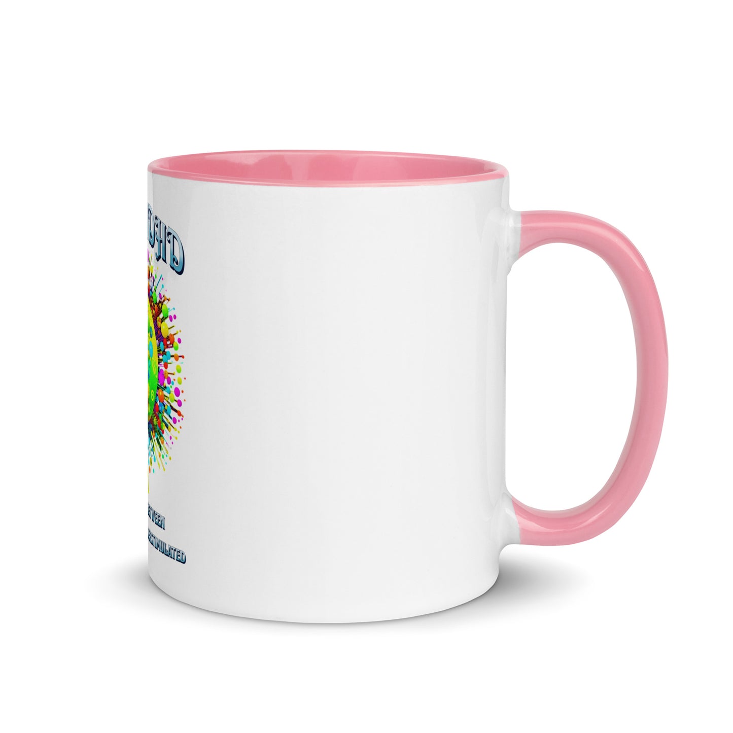 Autism & ADHD creative brains Mug with Color Inside