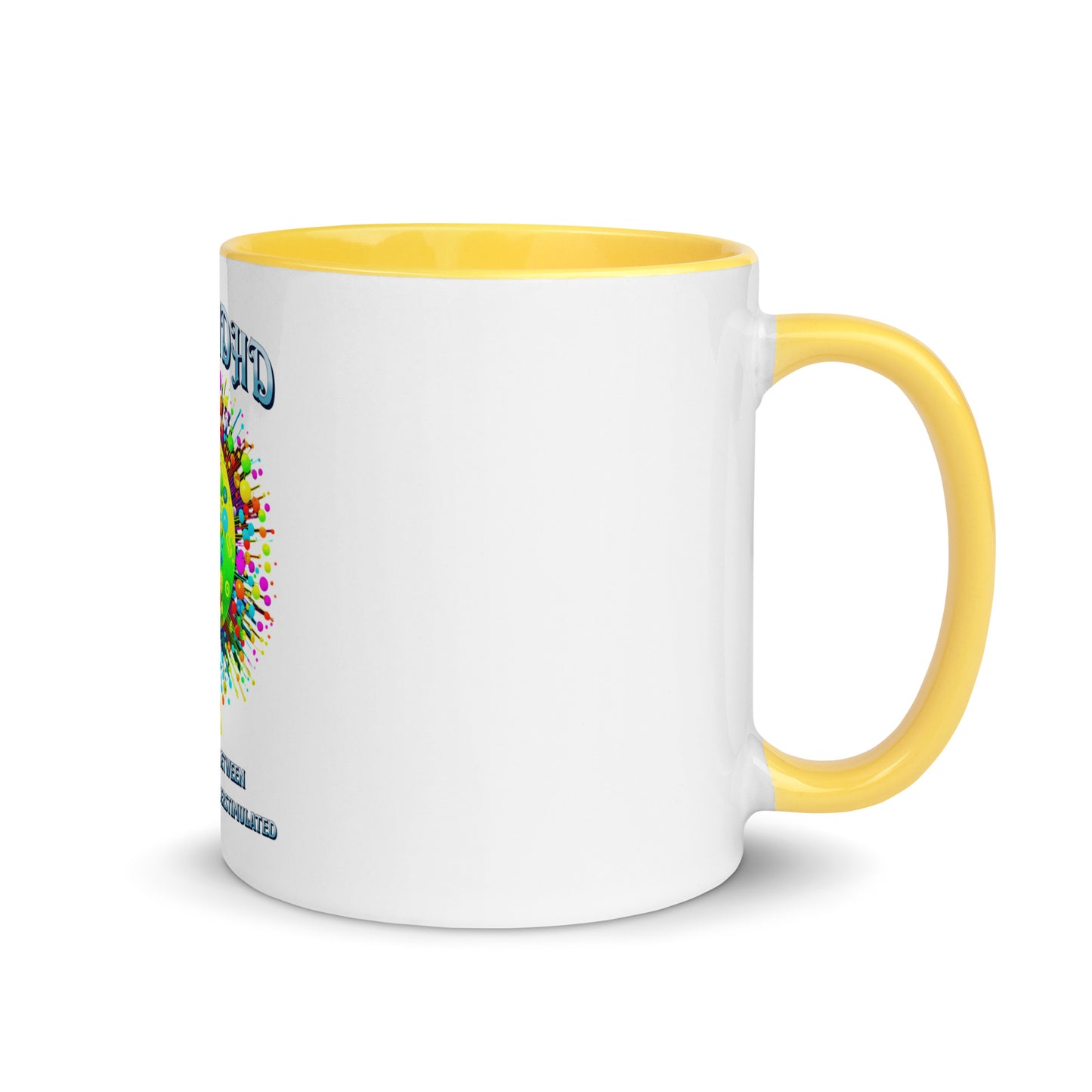 Autism & ADHD creative brains Mug with Color Inside